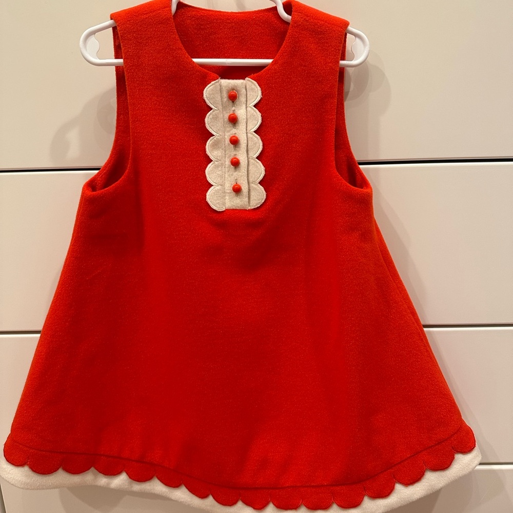 Mes kids des fleurs Christmas dress. Size 120 (5T) EUC
